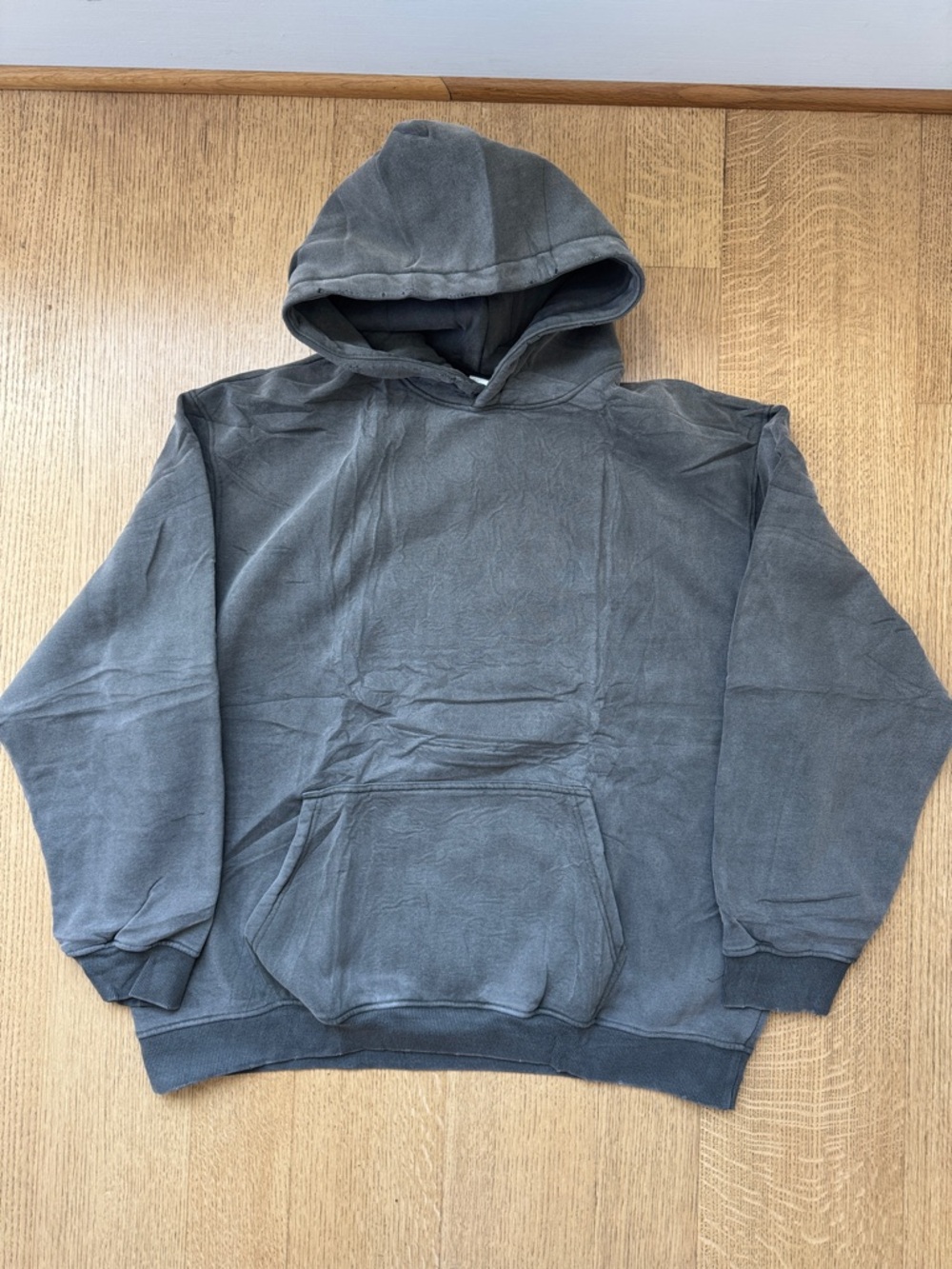 Men's Hooded Pullover Sweatshirt - Gray